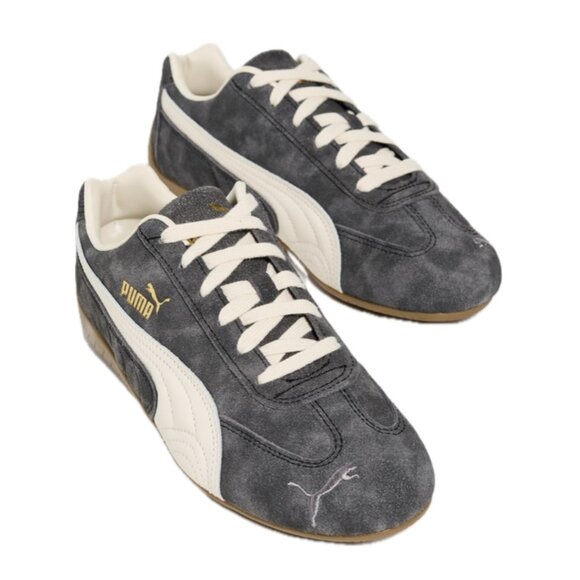 Puma Shoes - PUMA Women’s Speedcat Faded Sneakers (Cast Iron/Alpine Snow)